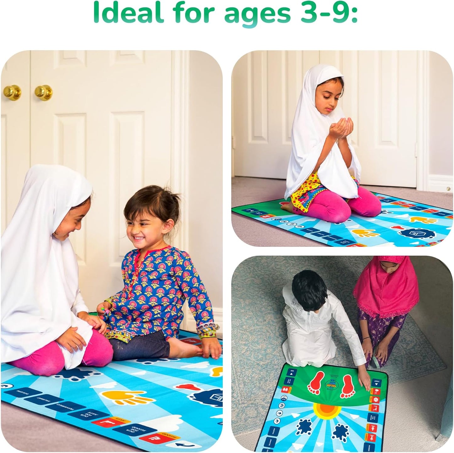 Smart Interactive Kids Prayer Mat | Now with Salah Translation