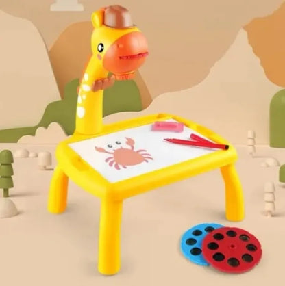 LED Projector Art Painting Table for Kids