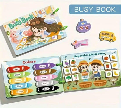 Kids Learning Busy Book