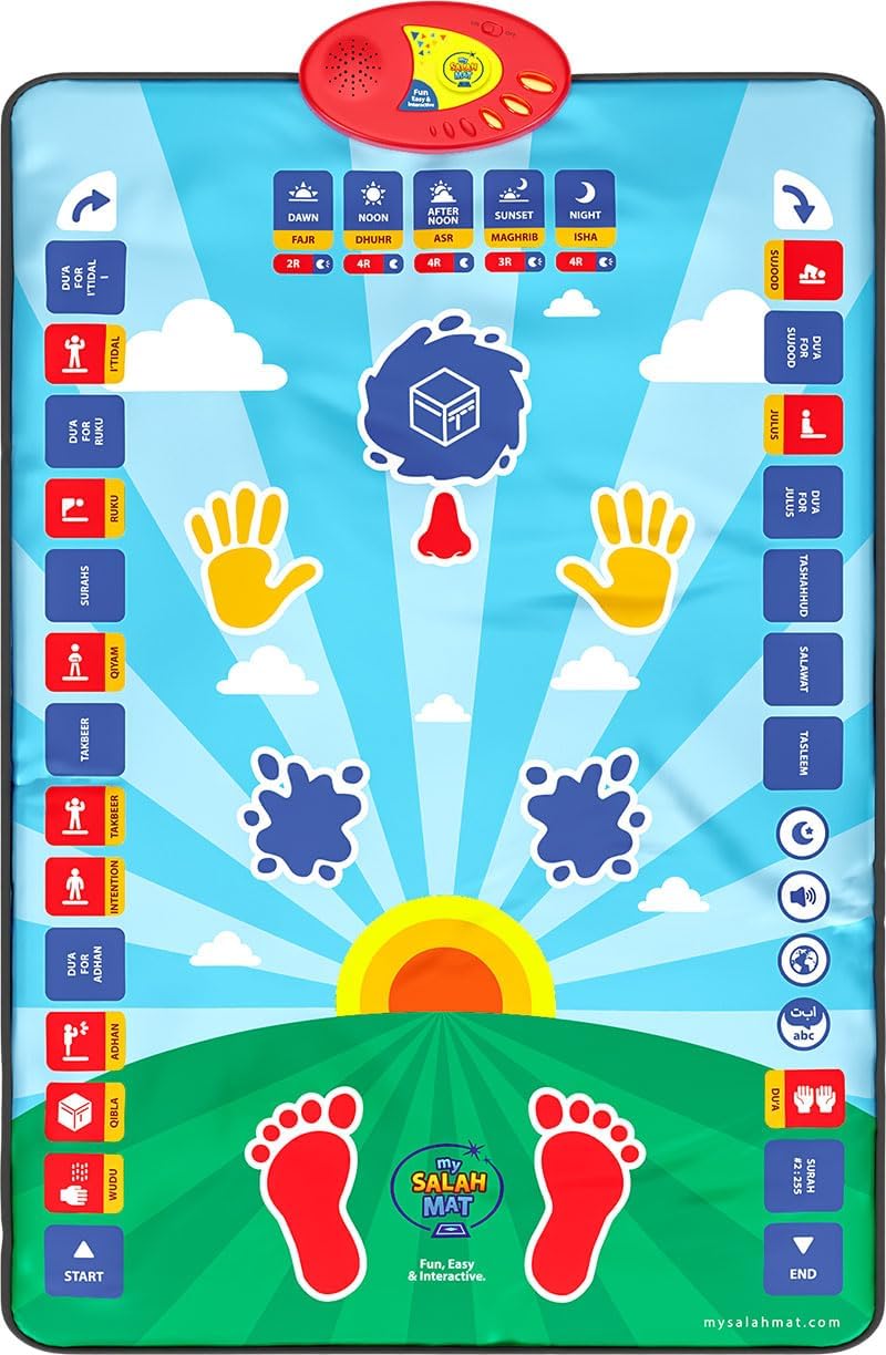 Smart Interactive Kids Prayer Mat | Now with Salah Translation